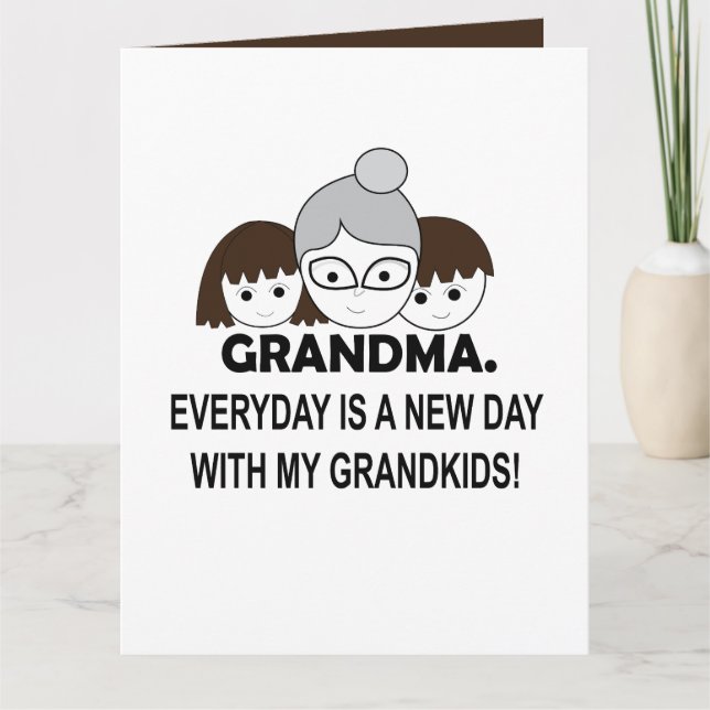 Mormor Mammafina Söt Mormor Kort (Framsida)