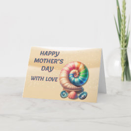 Mormor med Kärlek Mors dag-kort Tack Kort