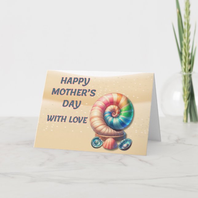 Mormor med Kärlek Mors dag-kort Tack Kort (Framsida)