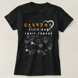 Mormor Mode: Besök, Hug, Spoil, Upprepa T Shirt