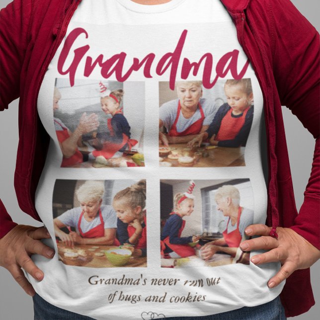 Mormor, modern 4-foto t shirt (Skapare uppladdad)
