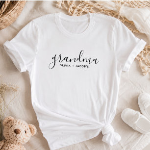 mormor Moderna Mamma Barn Namn mormor Dag T Shirt