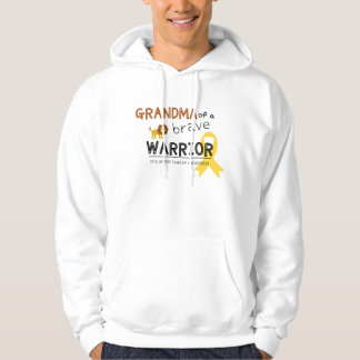 mormor, modig krigare, cancer pullover hoodie