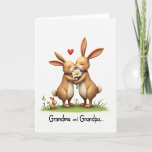 Mormor Morfar Kram Kärlek Kort