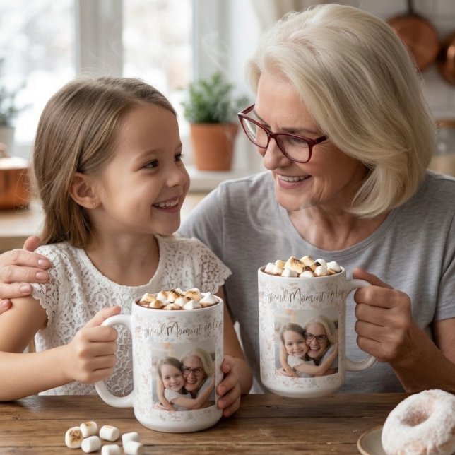Mormor mors dag foto akrylpresent kaffemugg (Skapare uppladdad)
