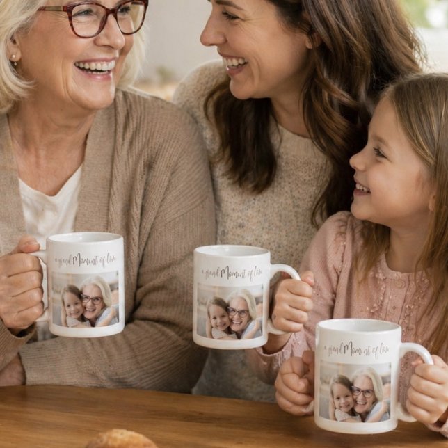 Mormor mors dag foto akrylpresent kaffemugg (Skapare uppladdad)
