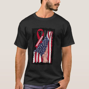Mormor Multipel Myelom Medvetenhet Band USA T Shirt