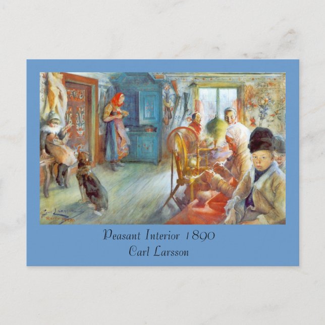 Mormor Needlework (bönder Insida) Vykort (Framsida)