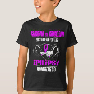 Mormor och barnbarn bästa vän i livet epilepsi t shirt