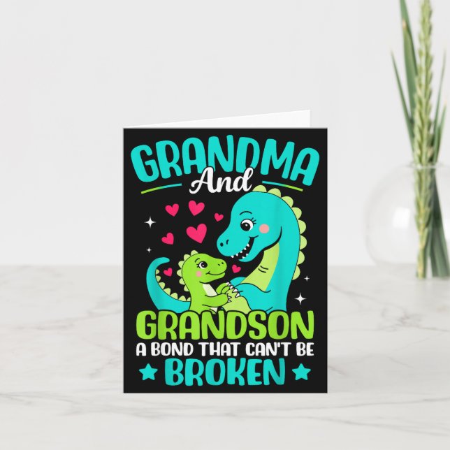 Mormor och barnbarnson en obruten bindning D Kort (Framsida)