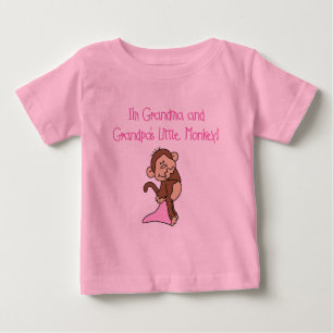 Mormor och farfars apa - Rosa Tee Shirt