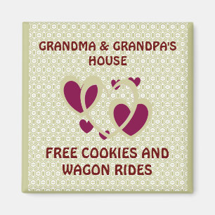 MORMOR- OCH GRANDPAS-/FREEKAKOR & VAGNRITTMORSOR MAGNET