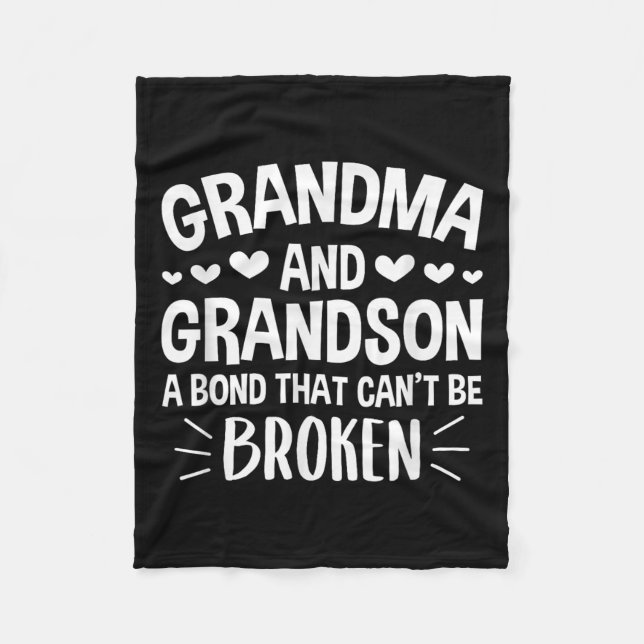 Mormor och mormor en obligation som inte kan bryta fleecefilt (Framsidan)