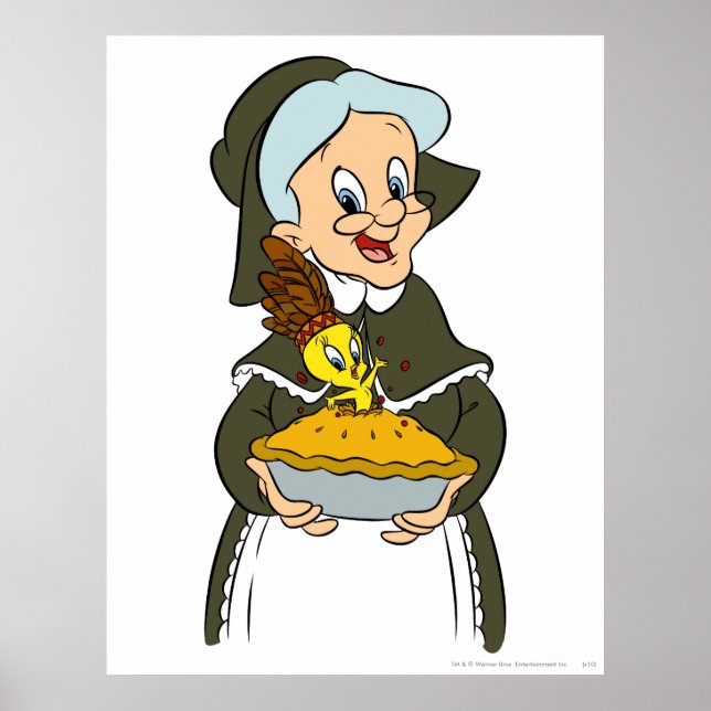 Mormor och TWEETY™ paj Poster (Framsidan)