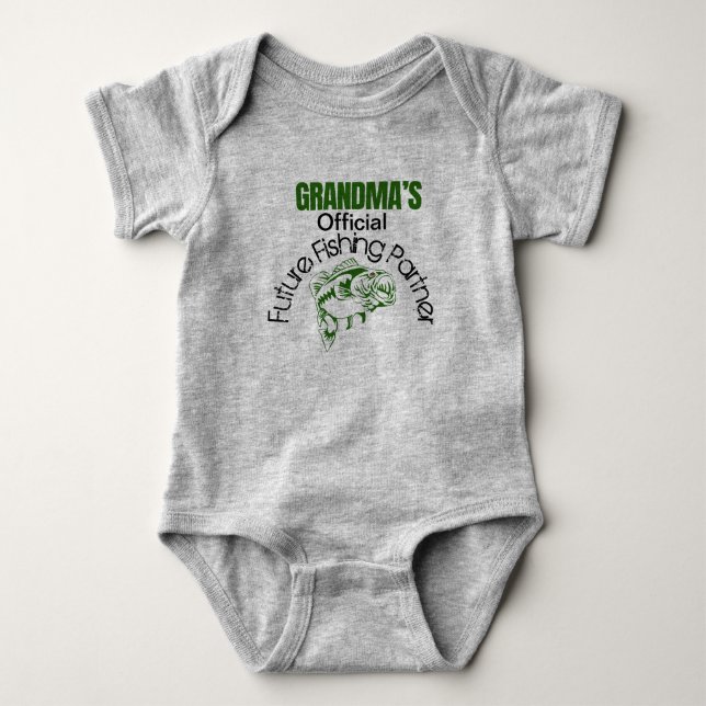 Mormor officiell babyBodysuit T Shirt (Framsida)
