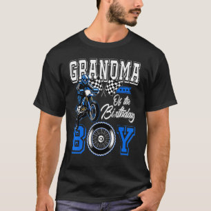 Mormor på Birthday Boy Dirt Bike Metching Fam T Shirt