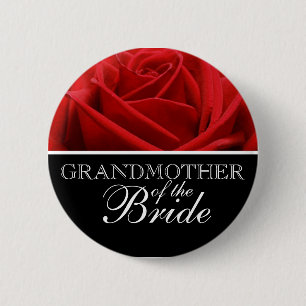 Mormor på Bride Bröllop Stift Knapp