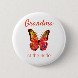 Mormor på Bride Butterfly Button Knapp