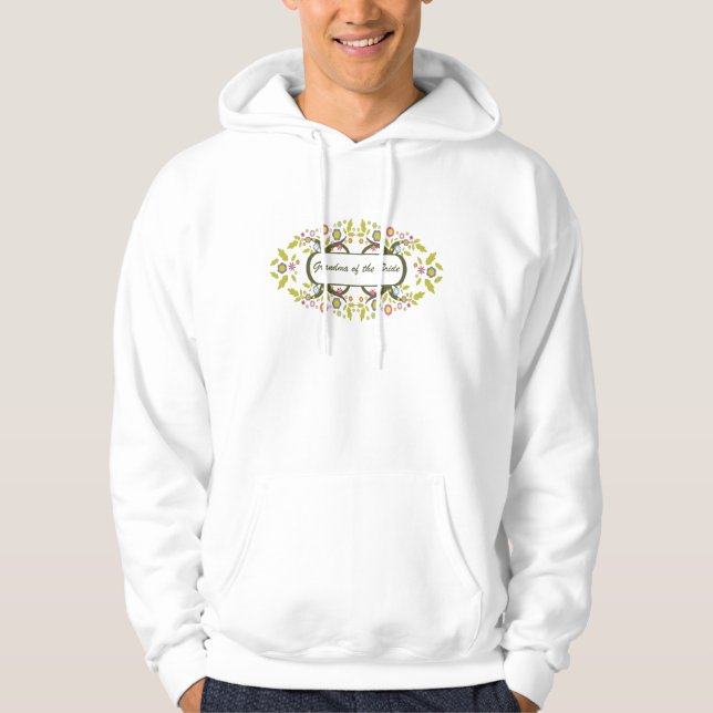 Mormor på bruden hoodie (Framsida)