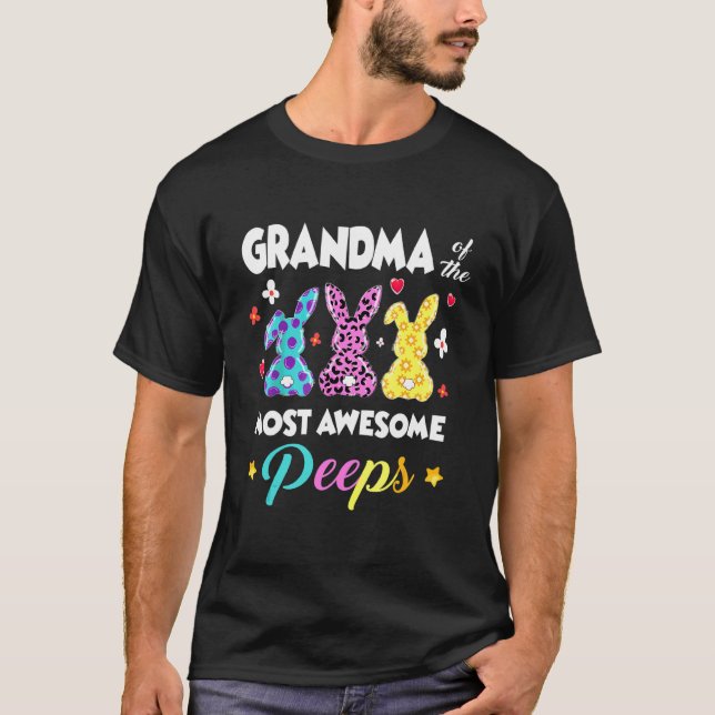Mormor på de flesta Fantastisk-Bunnies Cute Gnome  T Shirt (Framsida)