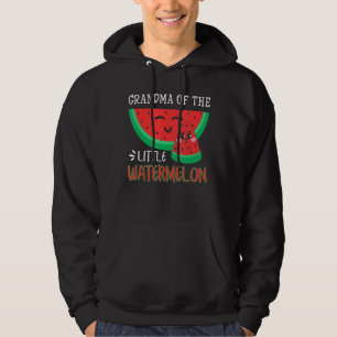 Mormor på den lilla vattenmelonfamiljen Melon Matc Hoodie