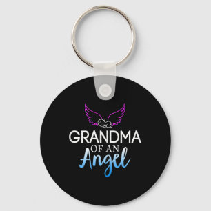 Mormor på en ängel Sids Awareness Månad Nyckelring