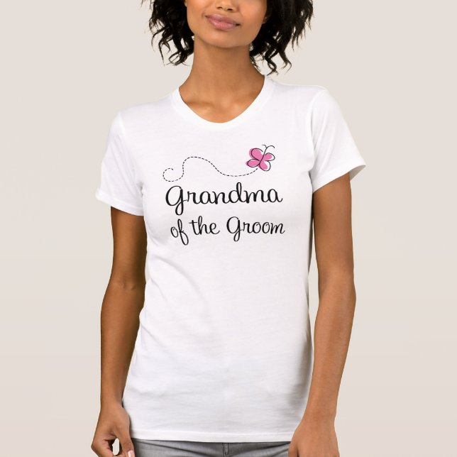 Mormor på Groom Tote Bag T-shirt (Framsida)
