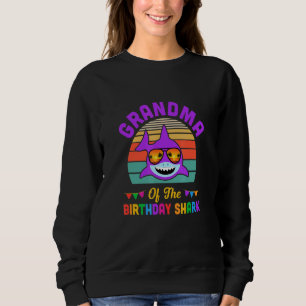 Mormor på hajdagshusmormor matchande skinka t shirt