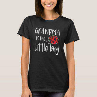 Mormor på lilla Kryp Cute Ladybug Baby Shower T Shirt