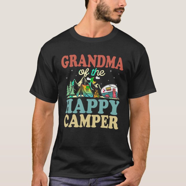Mormor på Lycklig-lägret, första födelsedagskampan T Shirt (Framsida)