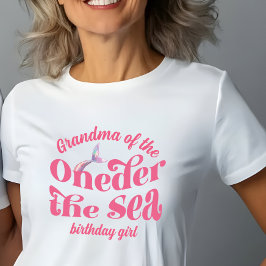 Mormor på Oneder Havets Sjöjungfru födelsedag T Shirt
