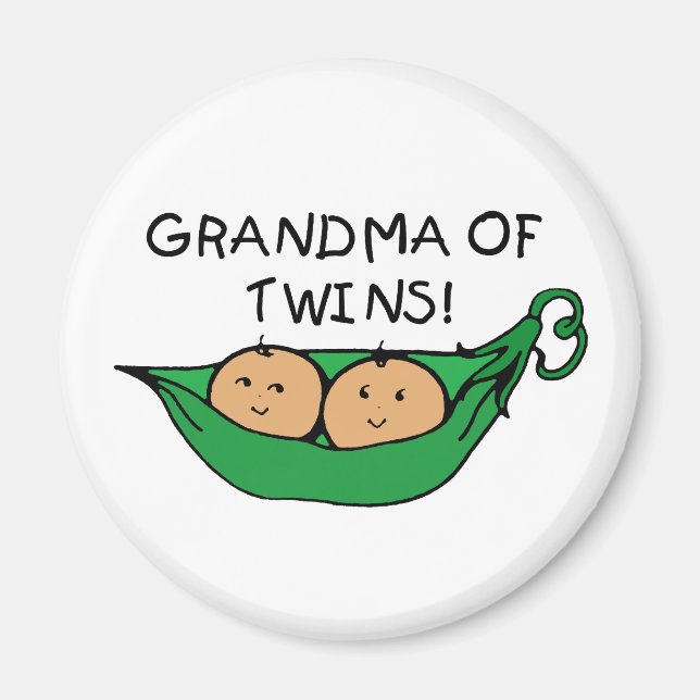 Mormor på Pod av Twillingar Magnet (Framsidan)