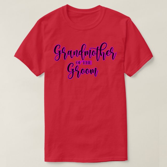 Mormor på rosa i rummen t shirt (Design framsida)