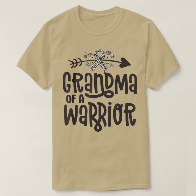 Mormor på Sällsynt Sjukdomskänsla Medvetenhet om Z T Shirt (Design framsida)