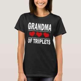 Mormor på Triplets T-Shirt Grandmor Gift