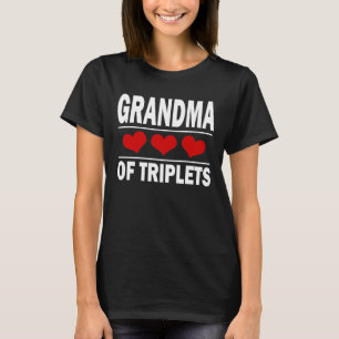 Mormor på Triplets T-Shirt Grandmor Gift
