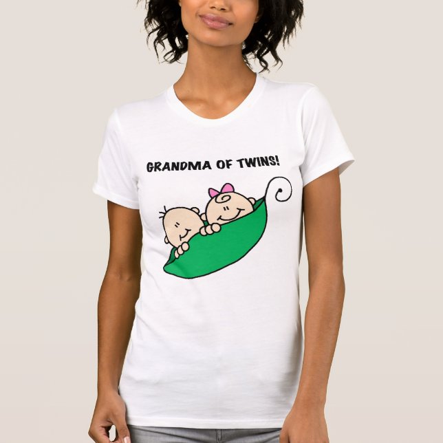 Mormor på Twillingar Ärter i Pod Tshirts och Gifts (Framsida)