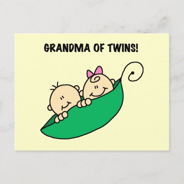 Mormor på Twillingar, skjortor och gåvor Vykort (Framsida)