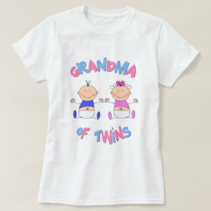Mormor på Twin Spädbarn T-shirt
