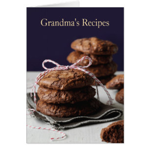 Mormor recept hälsningskort