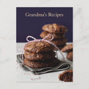 Mormor recept vykort