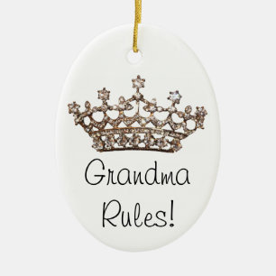 "Mormor Regler!" Ornament