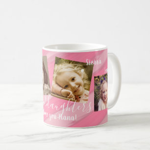 Mormor Rosa Rand Photo Collage Mugg