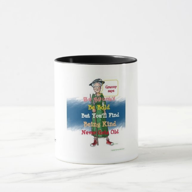Mormor säger "Var snäll" Mugg (Center)