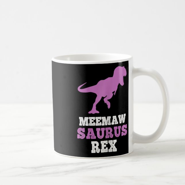 Mormor-saurus Rex Dino Dinosaurie Mormorsaurus Rol Kaffemugg (Höger)