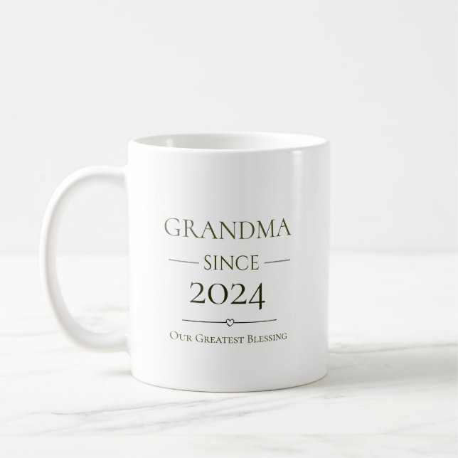 Mormor sedan år tillbaka vår största välsignelse kaffemugg (Vänster)