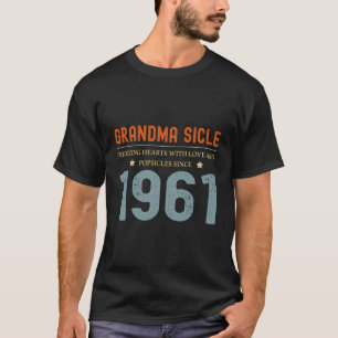 Mormor Sicle sedan 1961 62nd Birthday Grandma Fam T Shirt