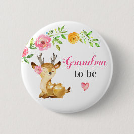 Mormor ska vara New Granny Flicka Shower Woodland Knapp