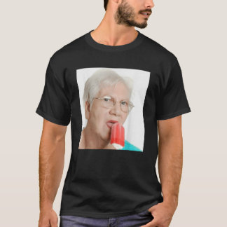 Mormor Slickar det farmen Slickar iskrämmemorandum T Shirt
