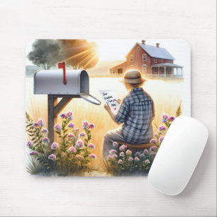Mormor som läser Brev från morbarn Musmatta
